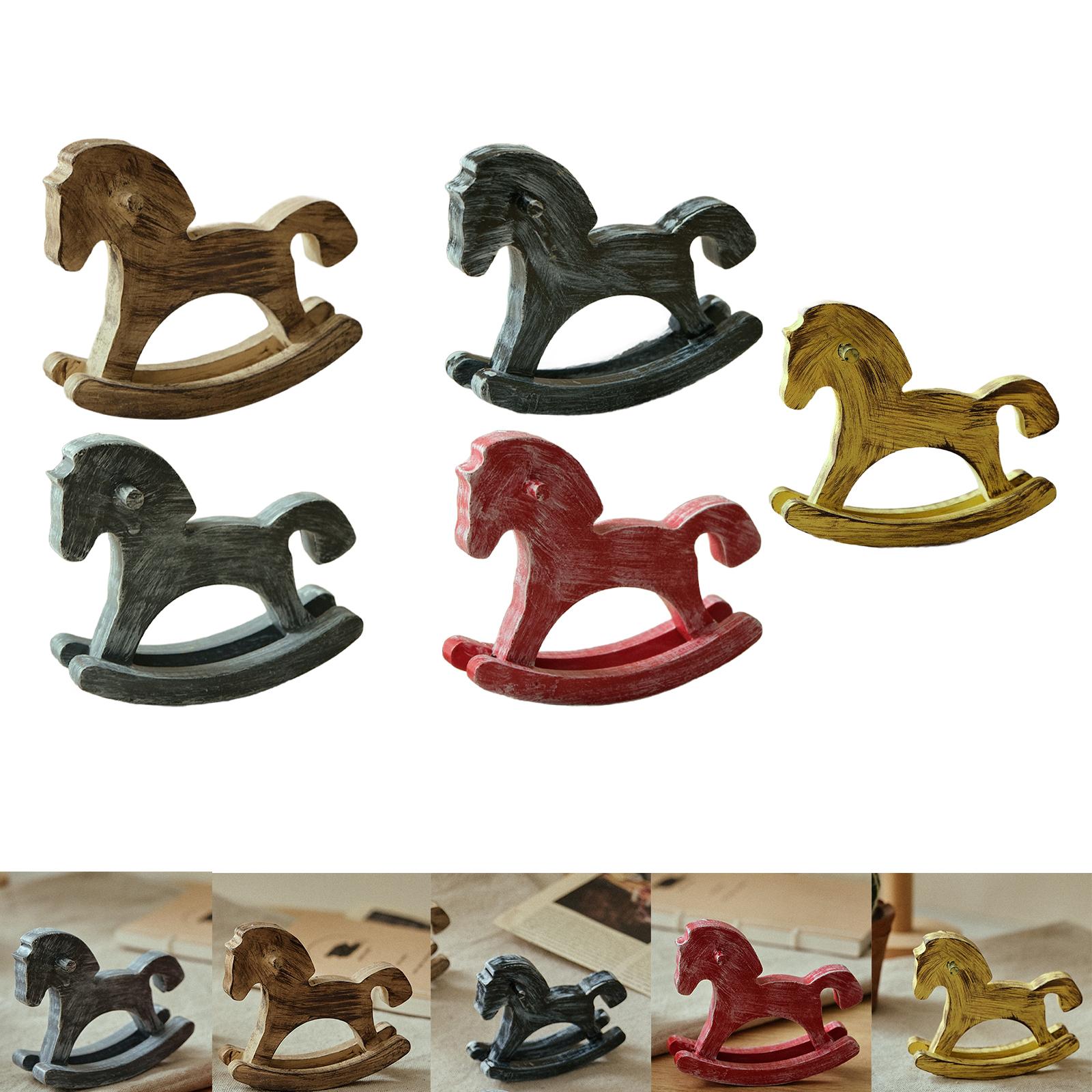 Art Craft Horse - Cheval à bascule en bois, décoration