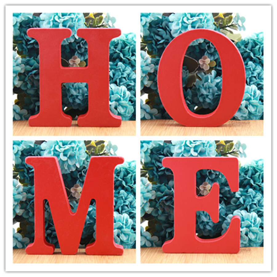 Art Craft Letter A - 1 pièce artisanat d'art rouge 10cm