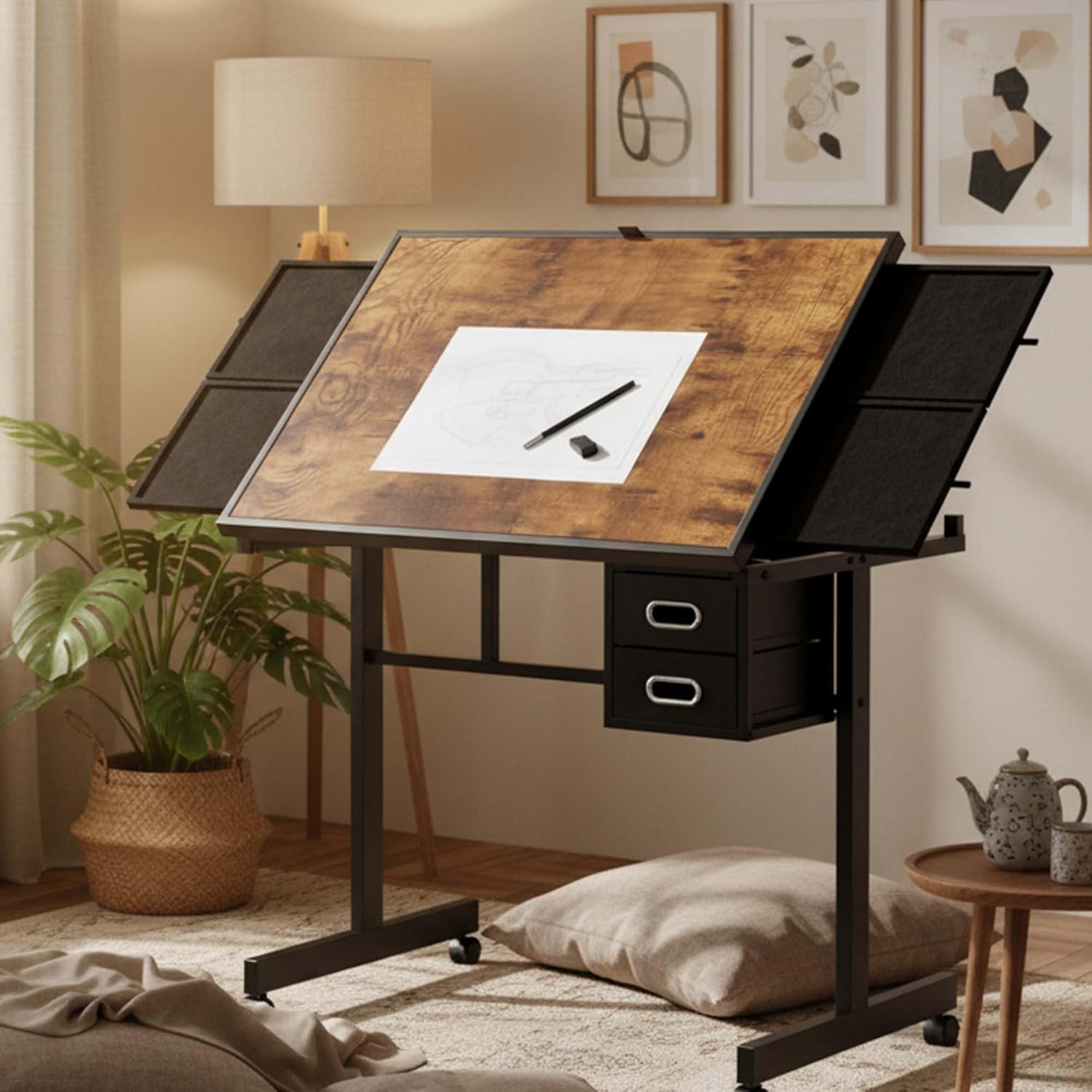 Art And Craft Studio - Table à dessin réglable avec 4