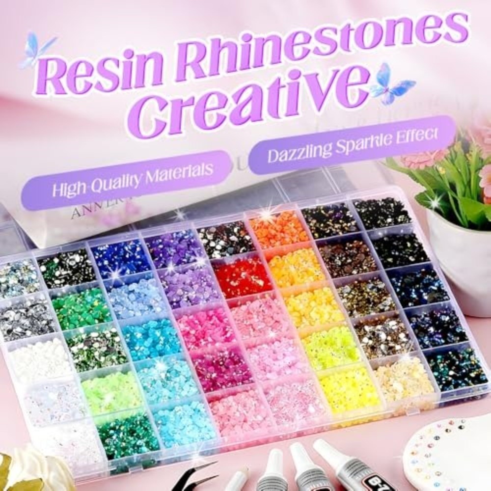 Art Craft Hat - Kit de strass en résine multicolore,