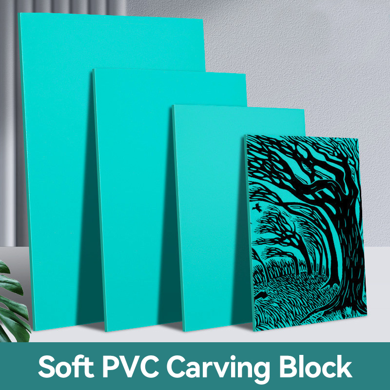 Lino Printing Block - Blocs de caoutchouc de sculpture en