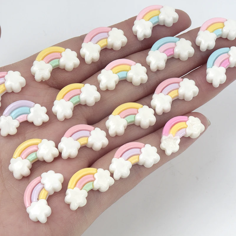 Art Craft 5 Year Old - 30/300 pièces Mini Résine Arc-en-ciel Plate