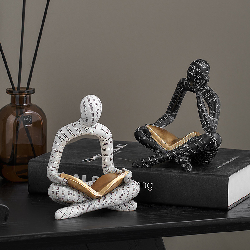 Art Craft Letter A - Ornements de lecture en résine creux