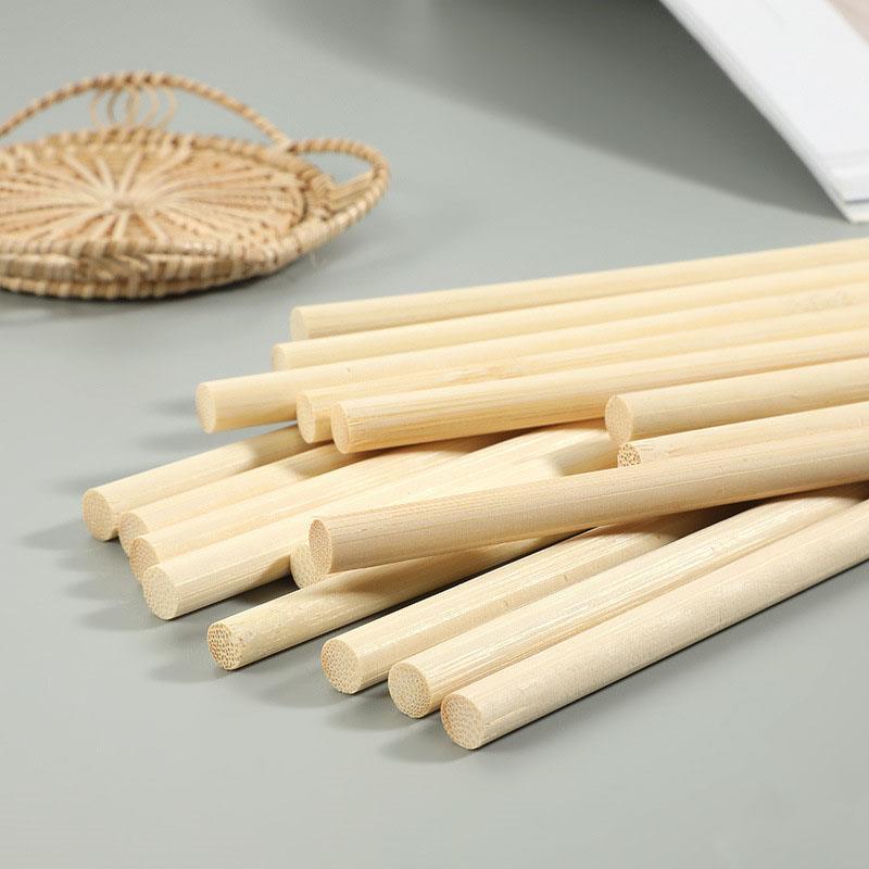 Art Craft Stick - Bâtons ronds en bois de bambou