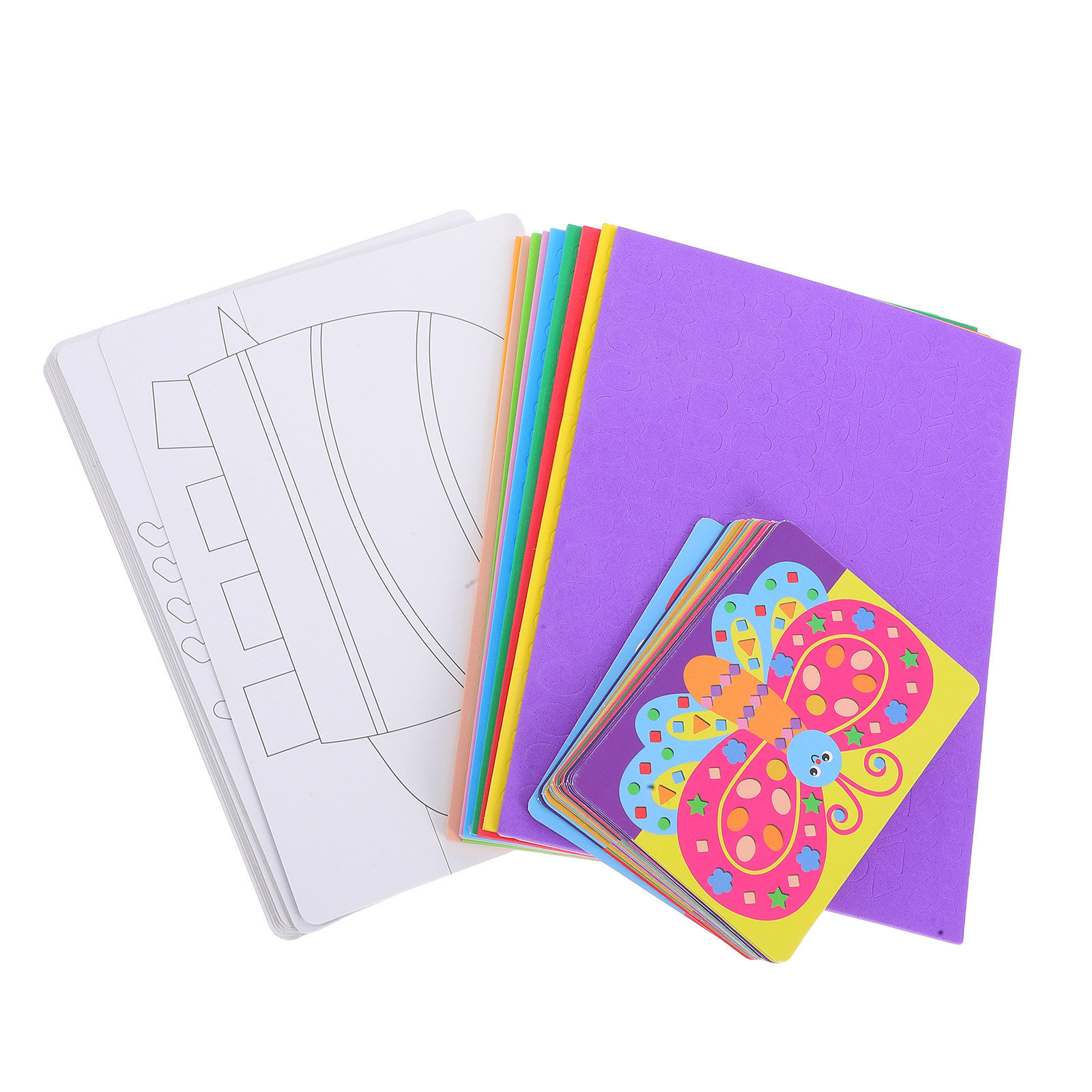 Art Craft Activities For Preschoolers - 1 kit de stickers 3D en