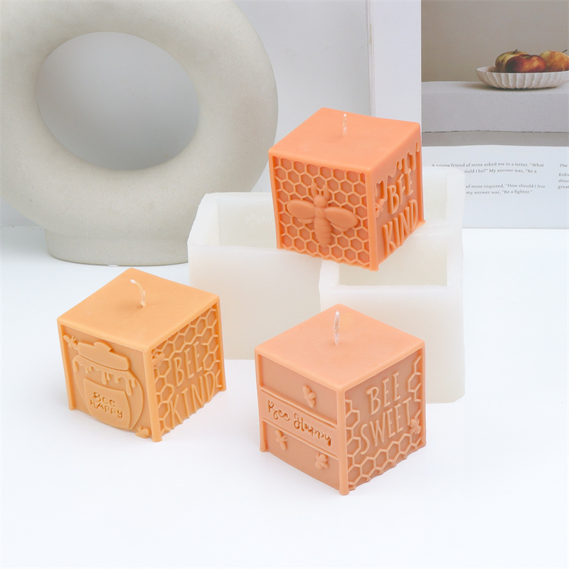 Art Craft Letter A - Moule à bougie en silicone 3D