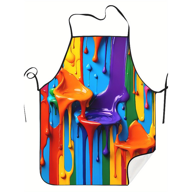 Art And Craft Studio - Tablier d'artiste coloré à motif abstrait