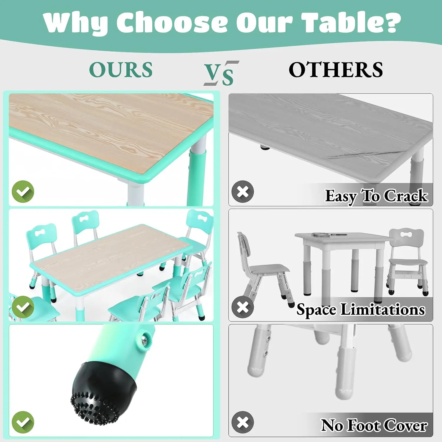 Ensemble de table et 6 chaises - Art Craft Activities For Preschoolers avis et prix
