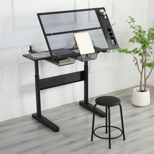 Table de dessin en verre – Tab - Art And Craft Studio avis et prix
