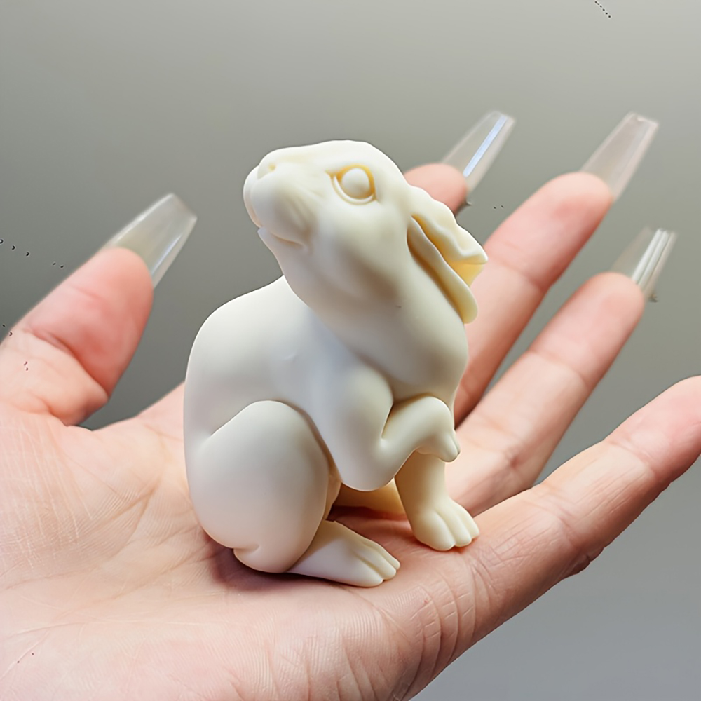 Figurine de lapin blanc en rés - Art Craft Rabbit avis et prix