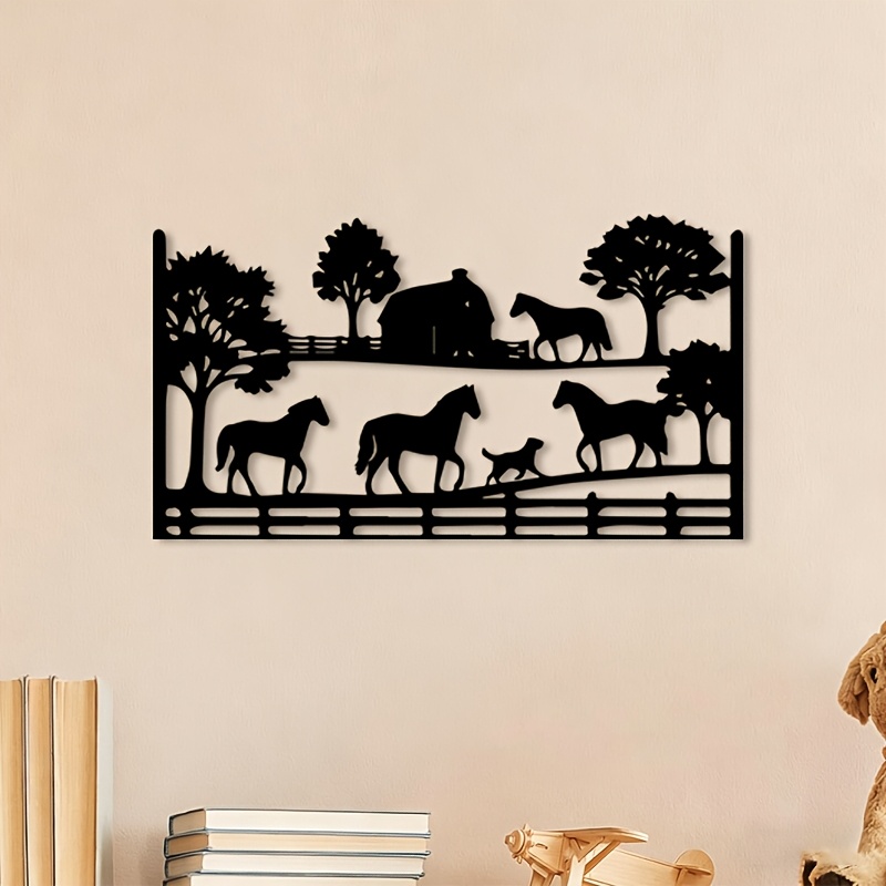 CIFBUY Art mural en métal, scu - Art Craft Horse avis et prix