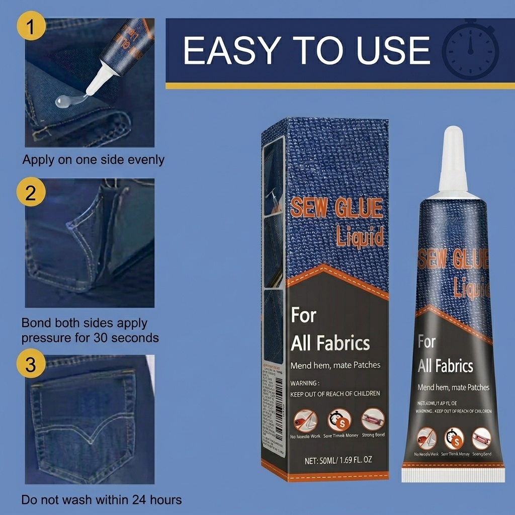 Colle à tissu 50 ml à séchage  - Leather Tooling Kit avis et prix