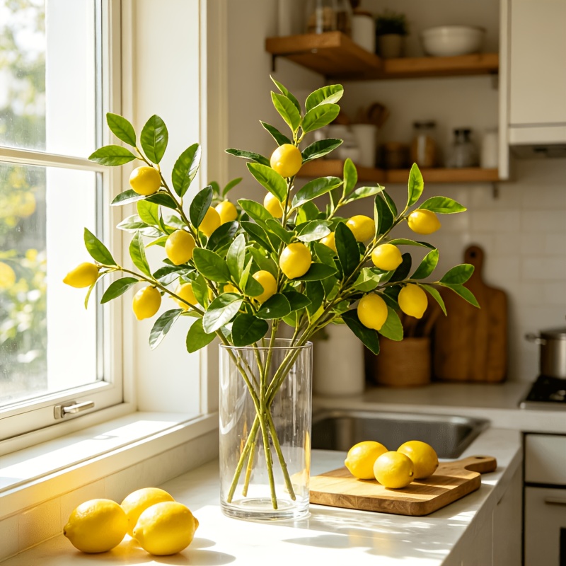 Branches de citrons artificiel - Art Craft Vase avis et prix