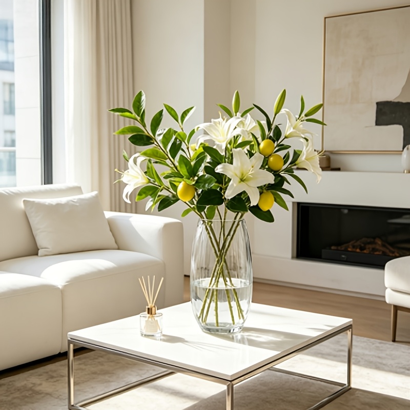 Branches de citrons artificiel - Art Craft Vase avis et prix