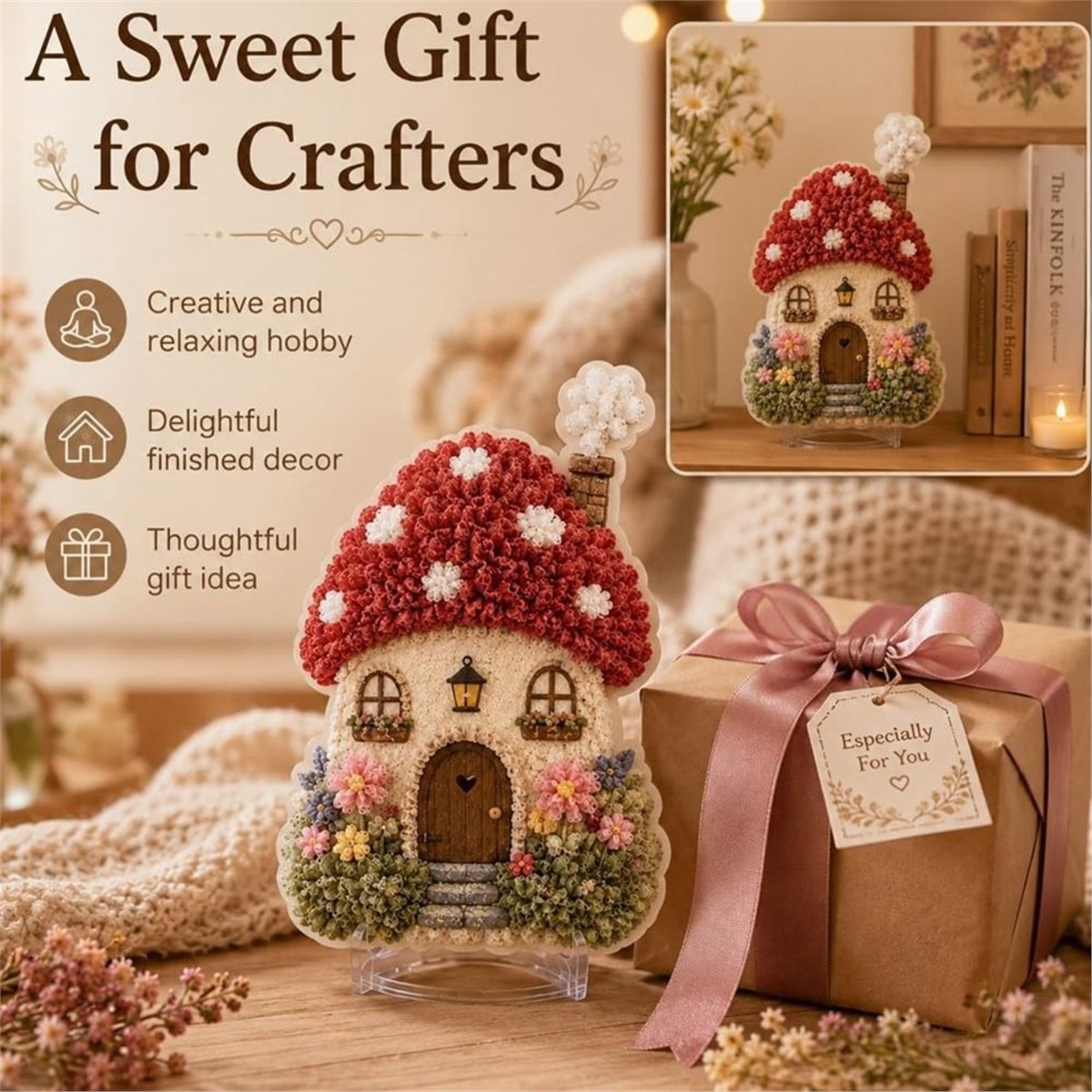 Kit de broderie 3D en tissu 