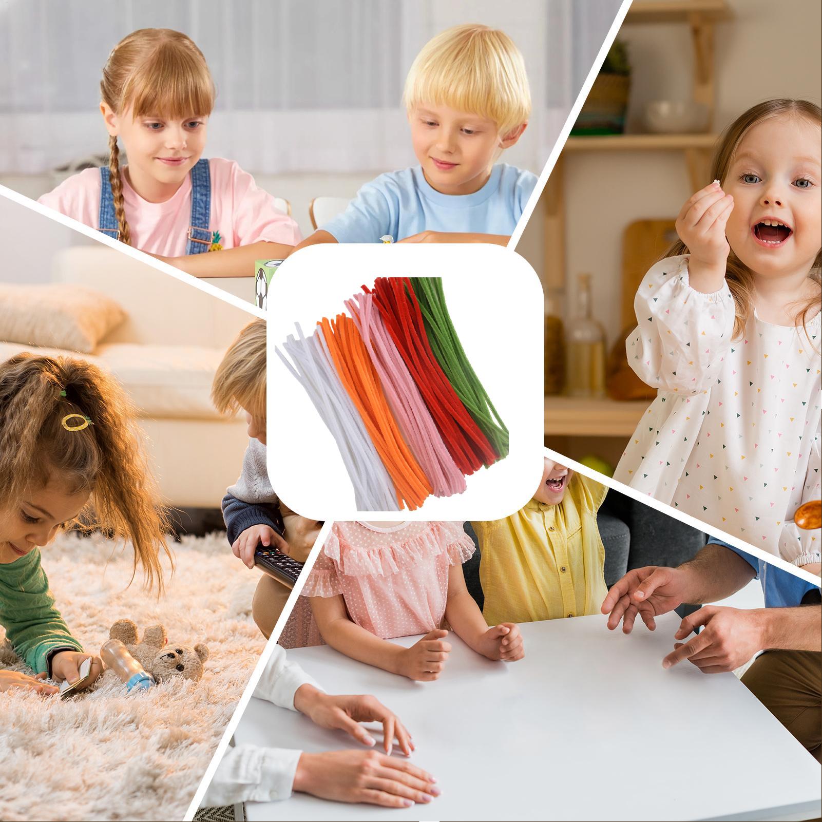 Bâtonnets de chenille colorés, - Art Craft Stick avis et prix