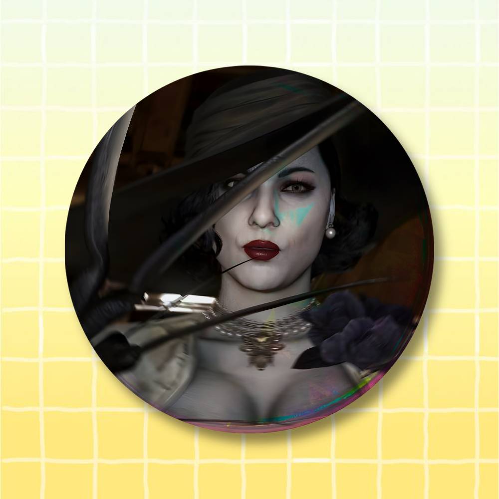 Badge laser L-Lady Dimitrescu  - Art Craft Village avis et prix