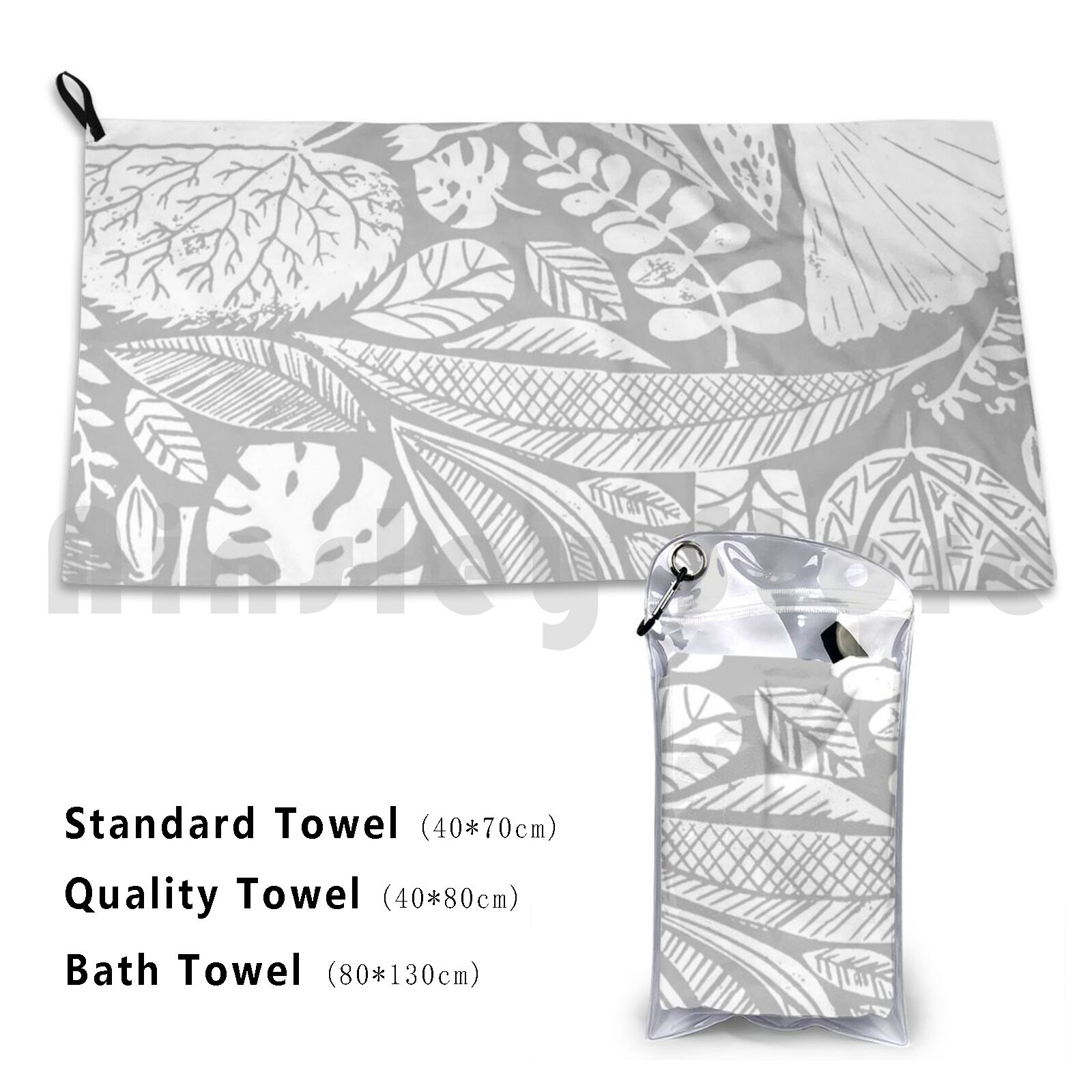 Serviette de bain personnalisé - Lino Printing Block avis et prix