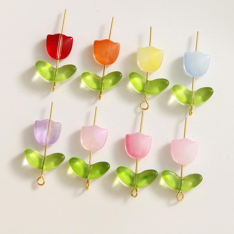 Perles de verre multicolores L - Art Craft Flower avis et prix
