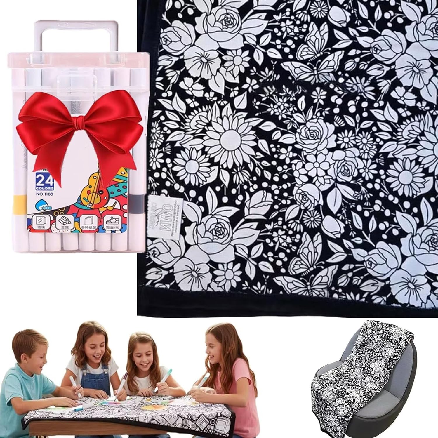 Couverture à colorier soi-même - Art Craft Holiday avis et prix
