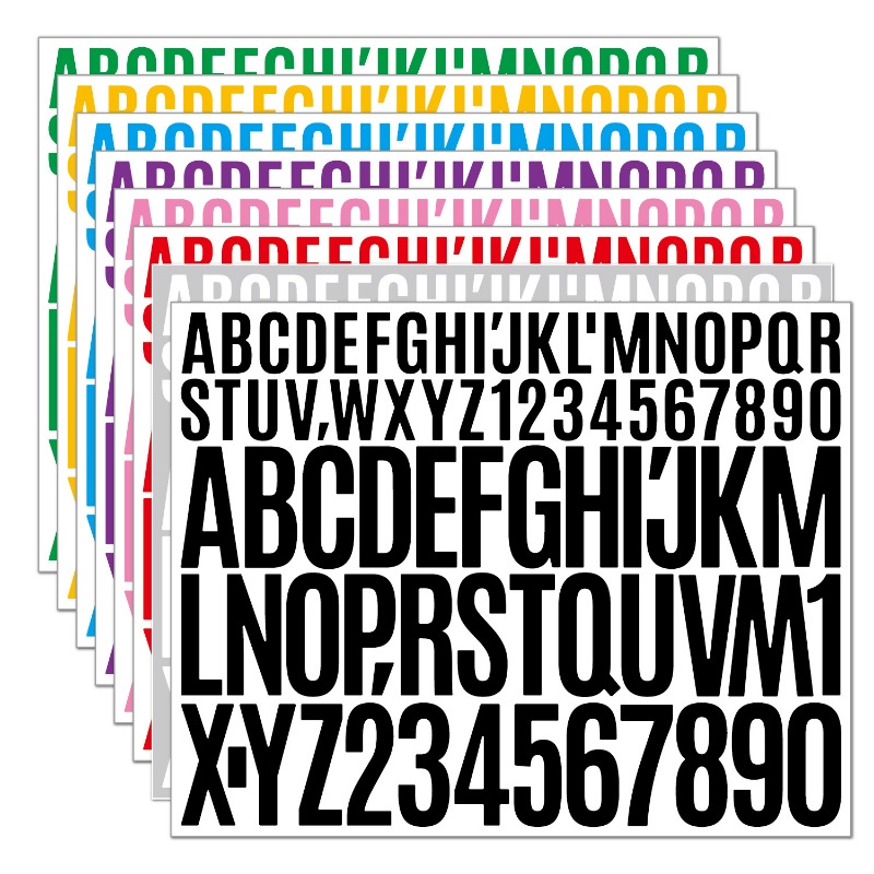 Autocollants mixtes de chiffre - Art Craft Letter A avis et prix