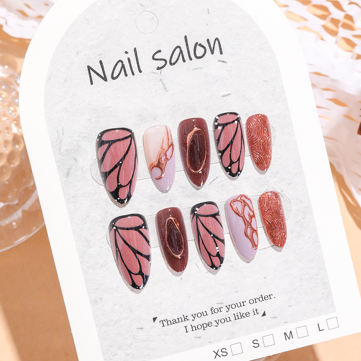 10 pièces chocolat brun papill - Artwork Craft avis et prix