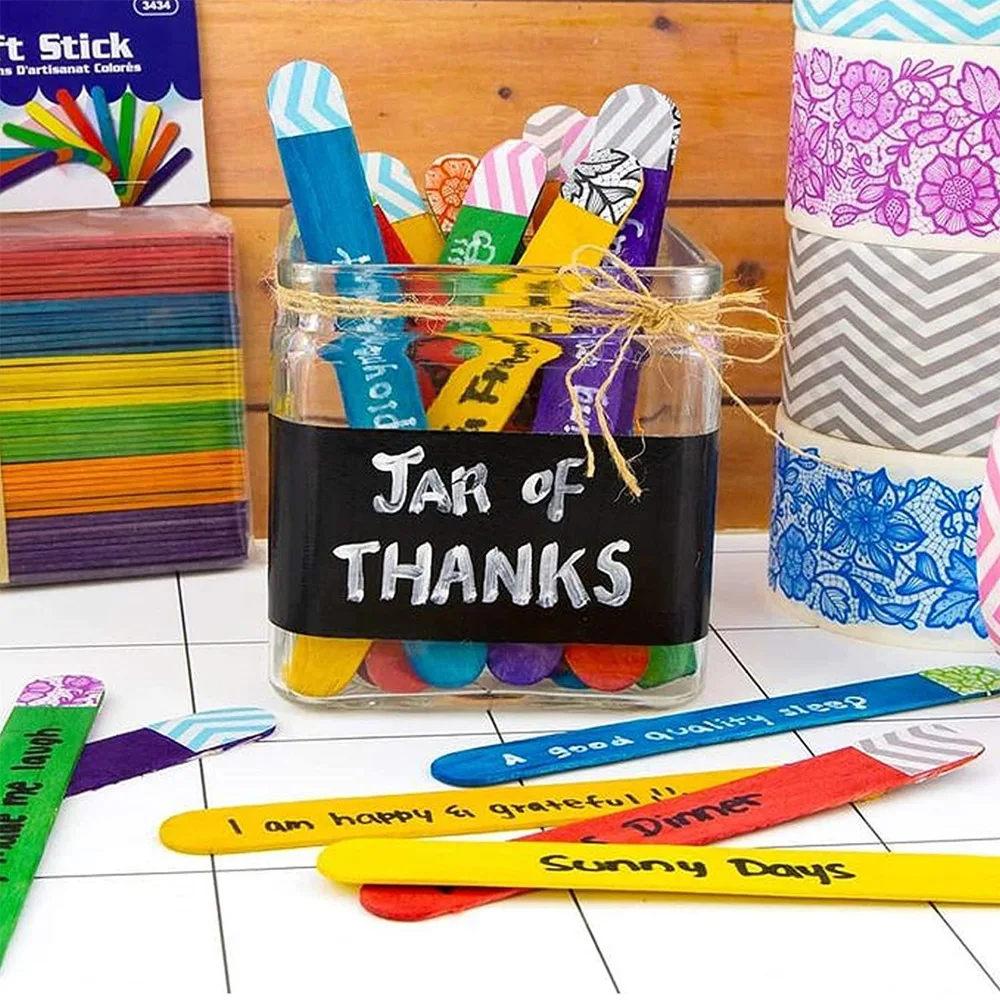 50 bâtonnets de sucettes glacé - Art Craft Stick avis et prix