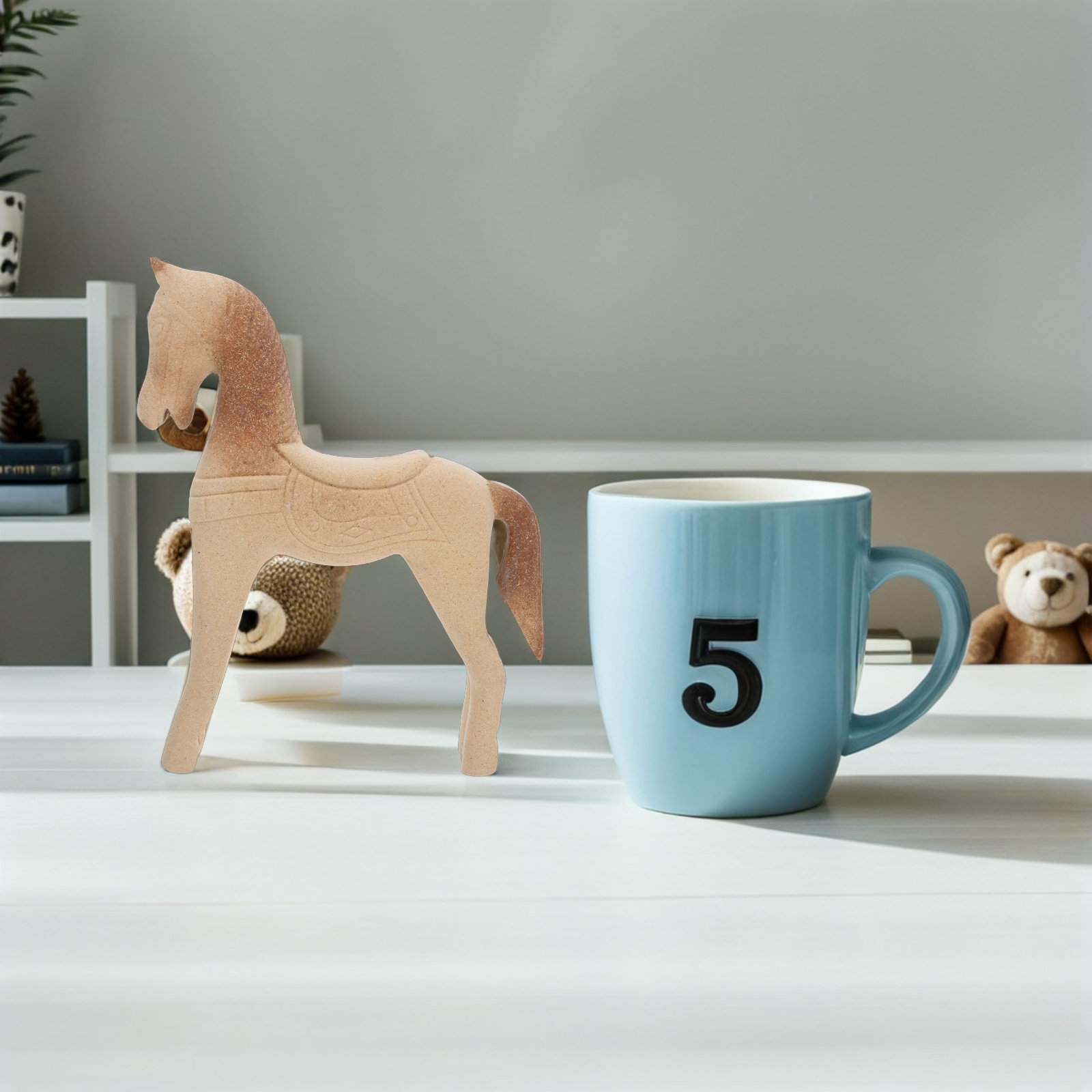 Sculpture de cheval en bois br - Art Craft Horse avis et prix
