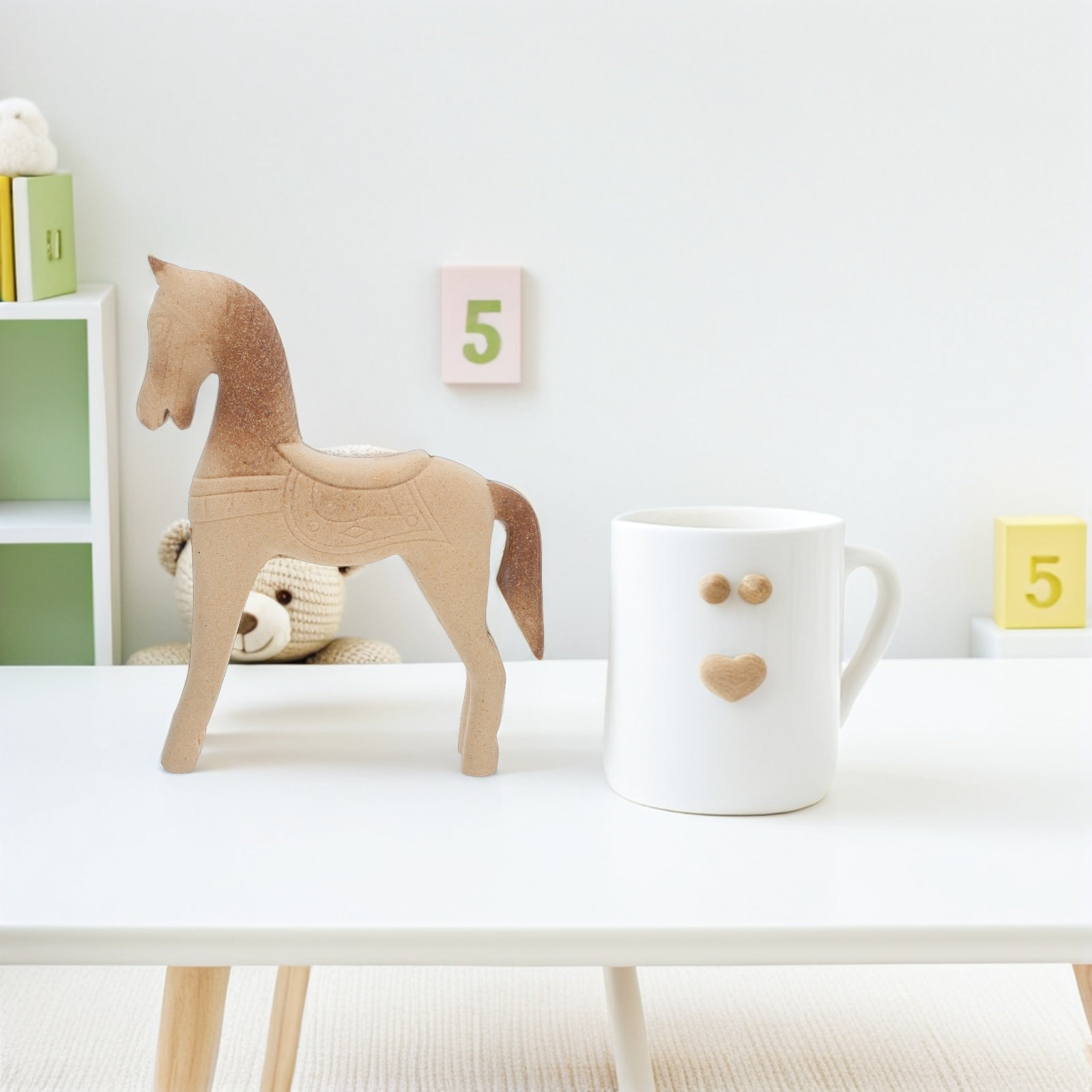 Sculpture de cheval en bois br - Art Craft Horse avis et prix
