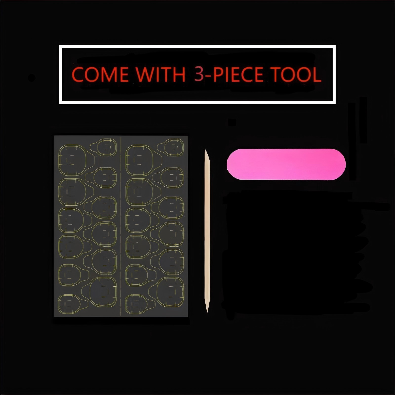 10 pièces de faux ongles longs - Artwork Craft avis et prix