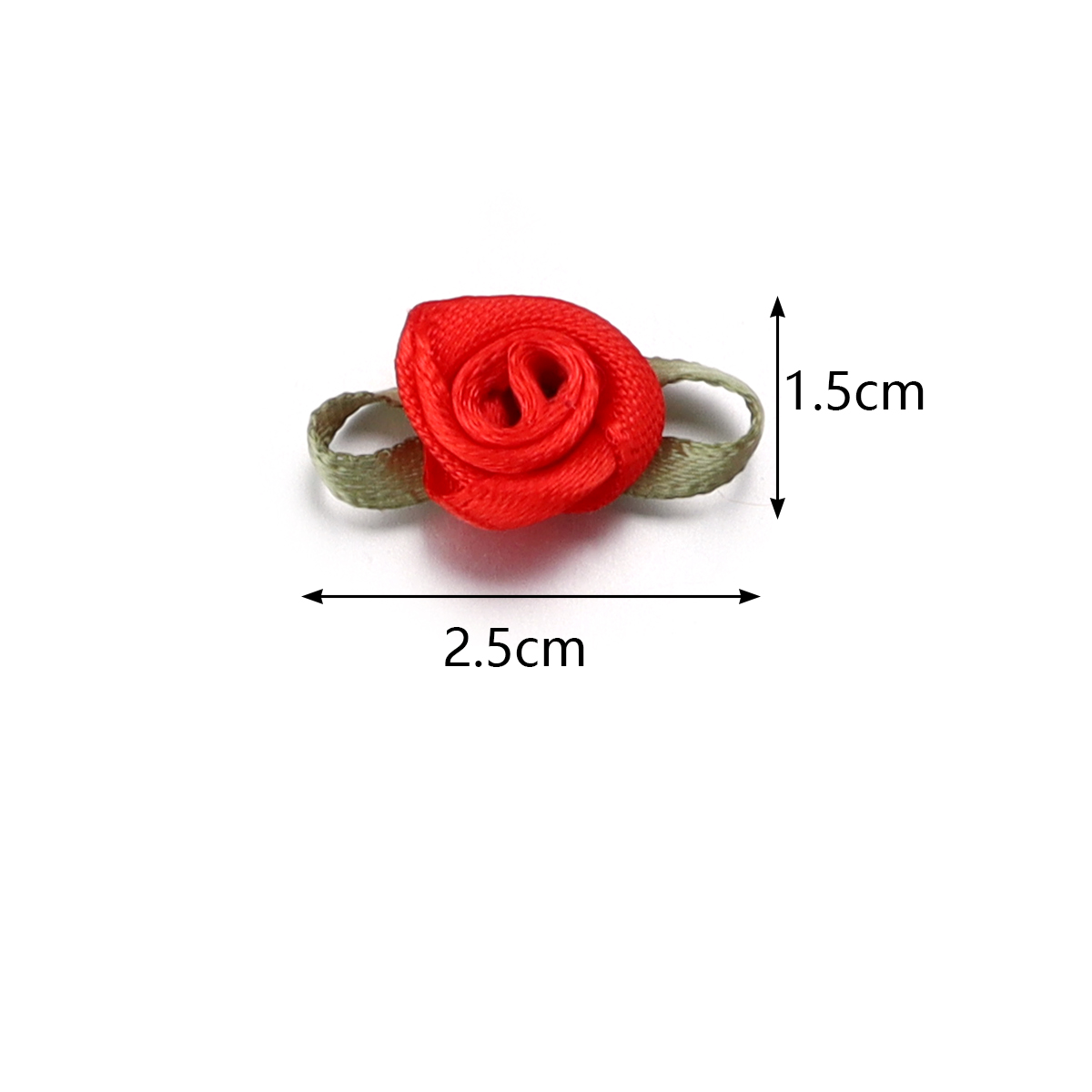 50pcs 1.5x2.5cm 18 couleurs po - Art Craft Flower avis et prix