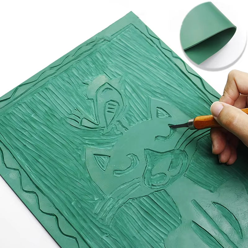 Kit de blocs de caoutchouc pou - Lino Printing Block avis et prix