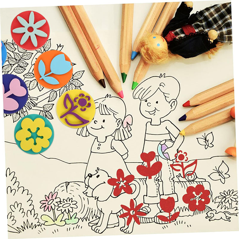 Timbres en mousse pour peintur - Art Craft 5 Year Old avis et prix