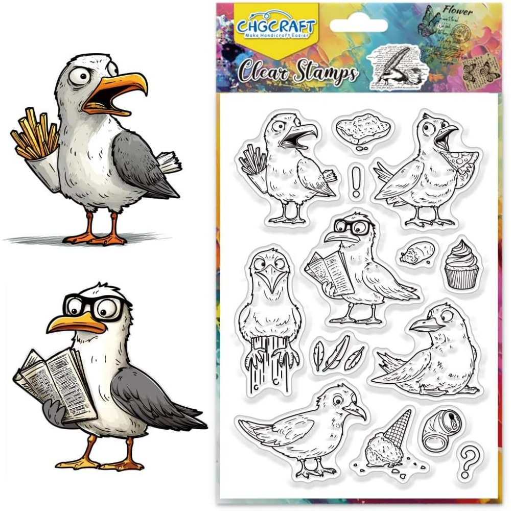 Timbres transparents de mouett - Artwork Craft avis et prix