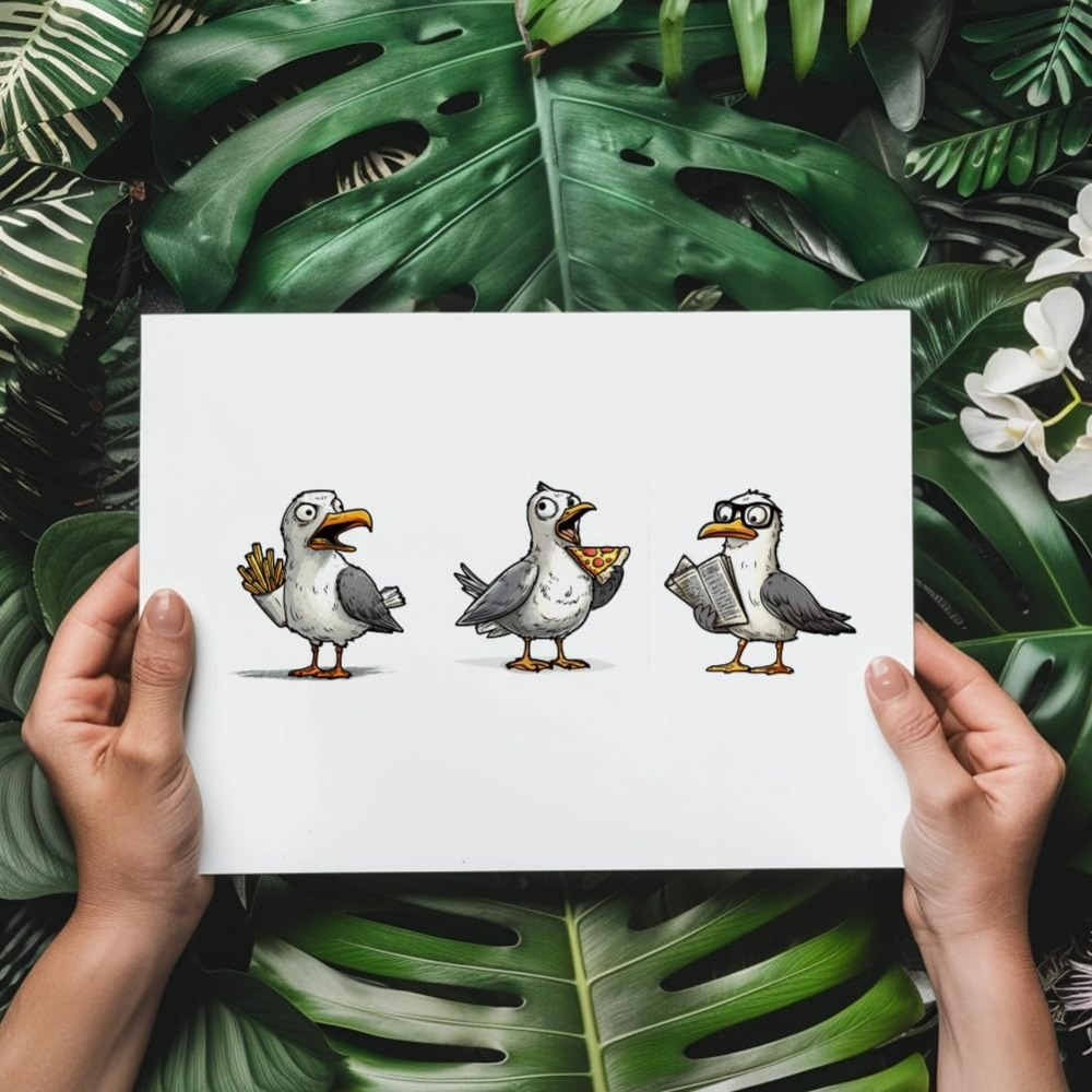 Timbres transparents de mouett - Artwork Craft avis et prix