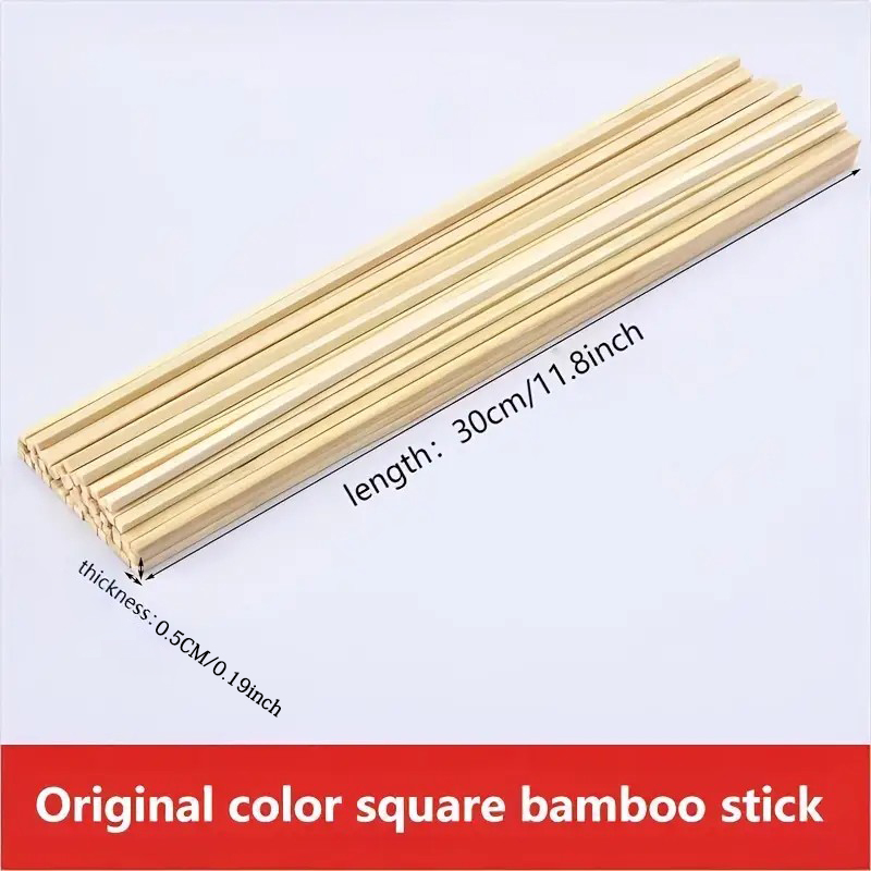 30 pièces/50pcs 0.5 × 0.5 × 30 - Art Craft Stick avis et prix