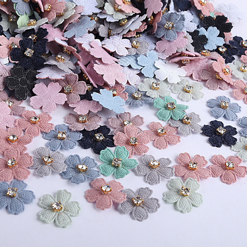 Fleur en tissu avec appliques  - Art Craft Hat avis et prix
