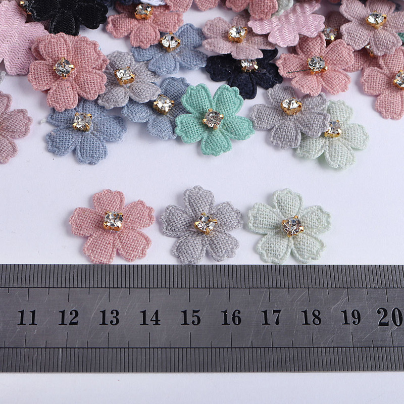 Fleur en tissu avec appliques  - Art Craft Hat avis et prix